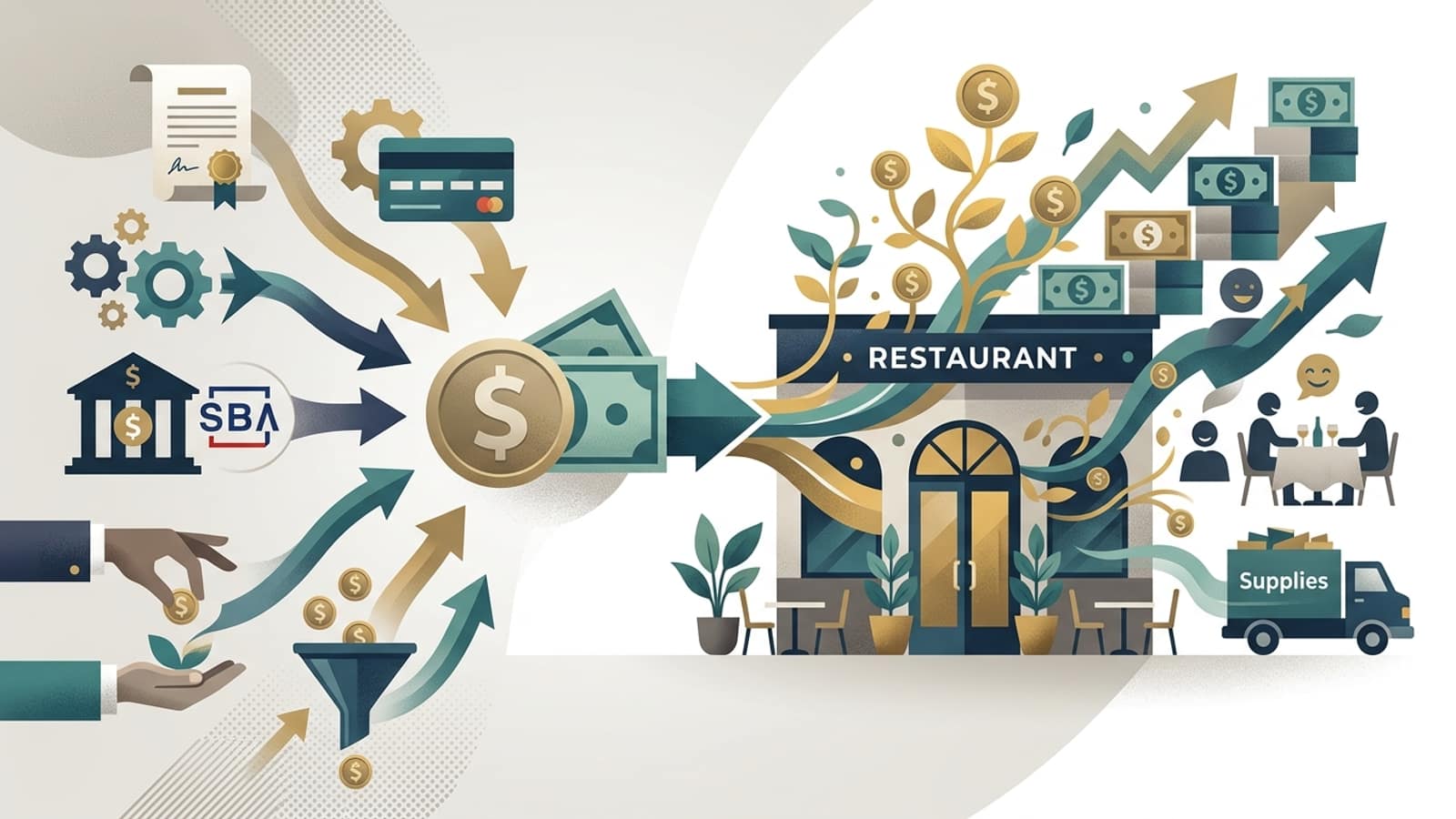 Illustration: Restaurant Business Loans: Every Option Compared for 2026