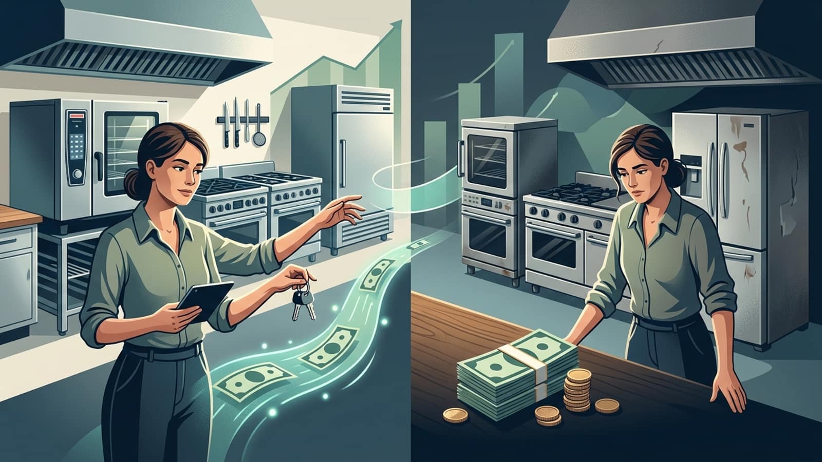 Illustration: Restaurant Equipment Leasing vs. Buying: The 5-Year Math